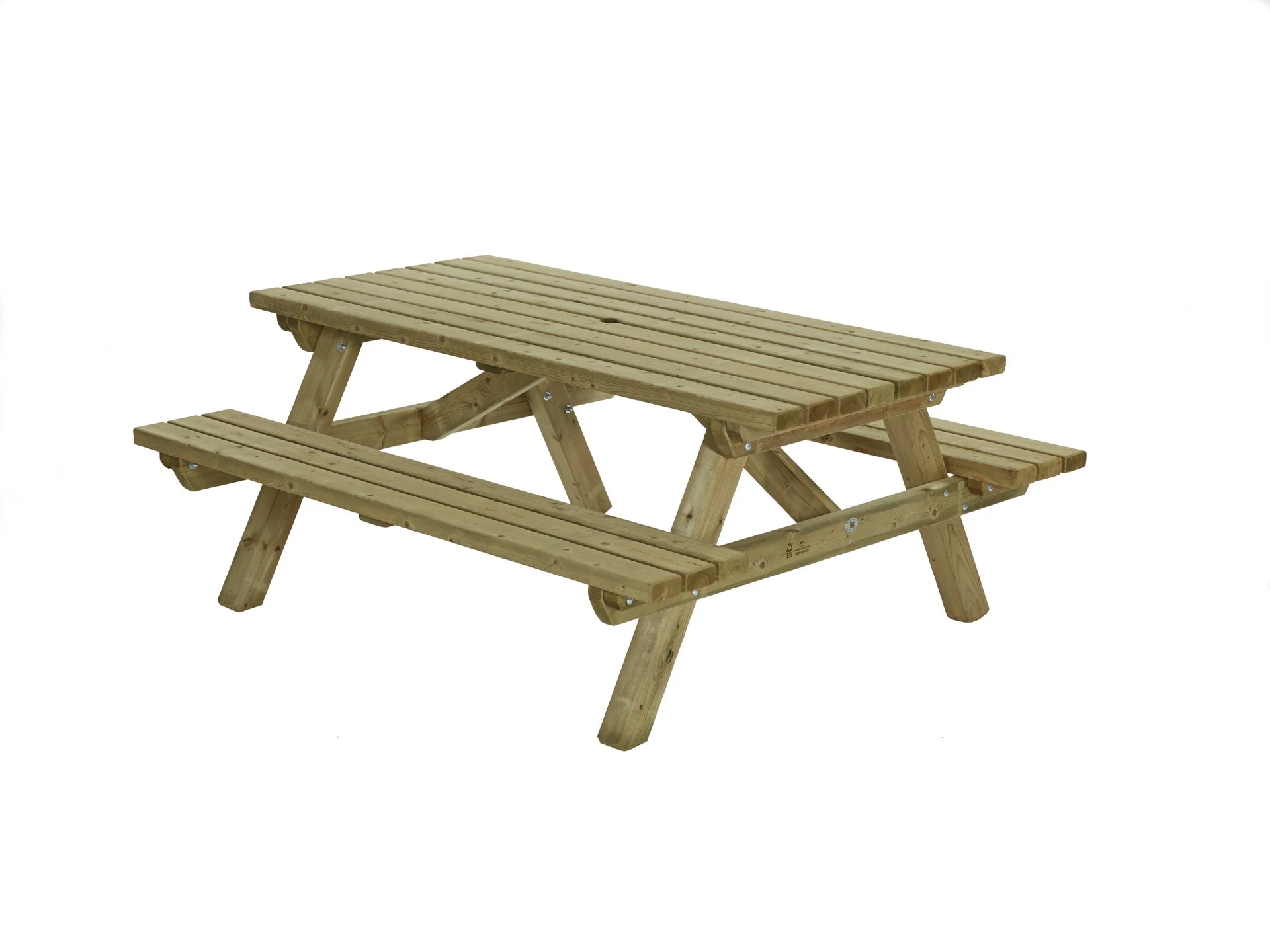 Talen Picknicktafel 160 x 180 cm - Afbeelding 1